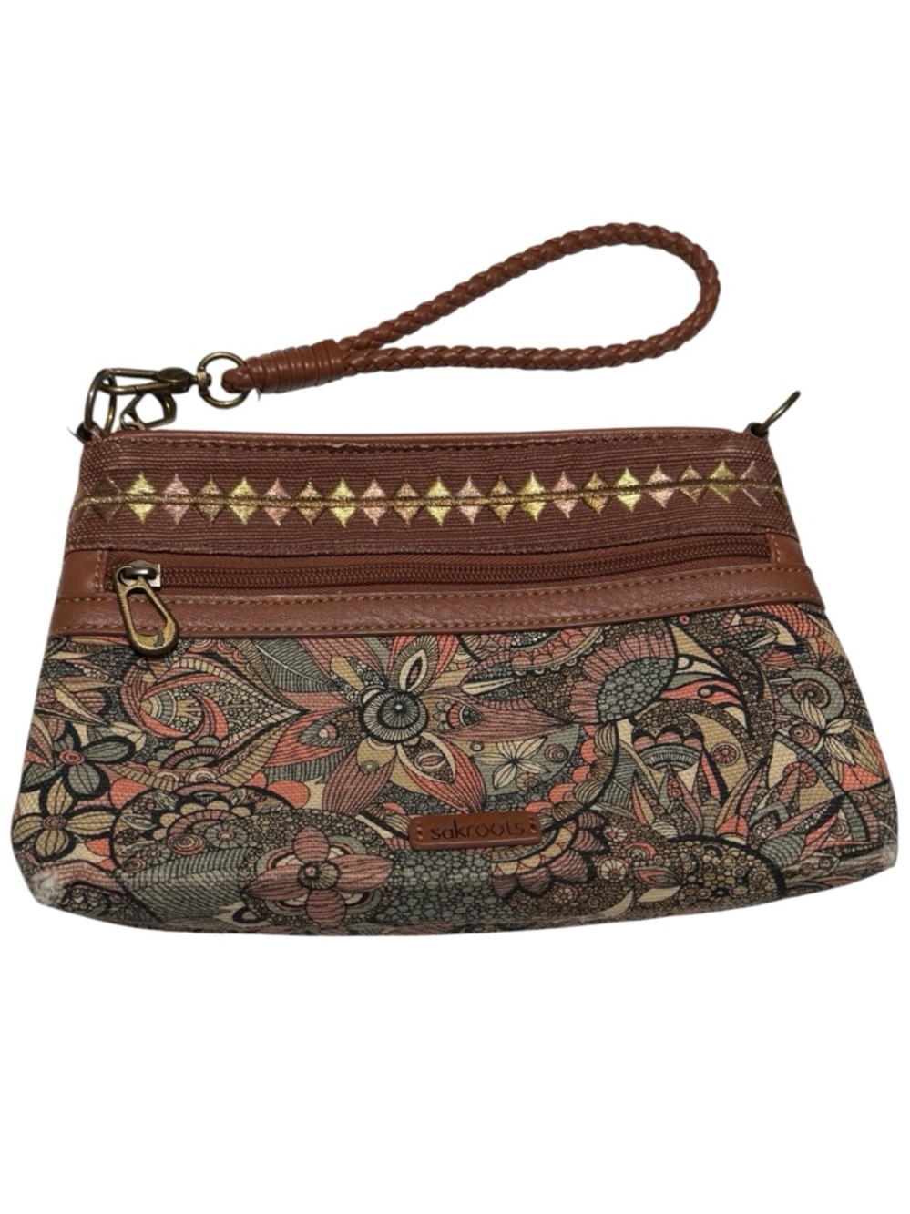Sakroots Artist Circle Campus Mini Purse Bag in Sienna Spirit Desert Boho